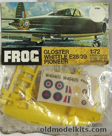 Frog 1/72 Gloster Whittle E28 / 39 Pioneer - Bagged, F174F plastic model kit